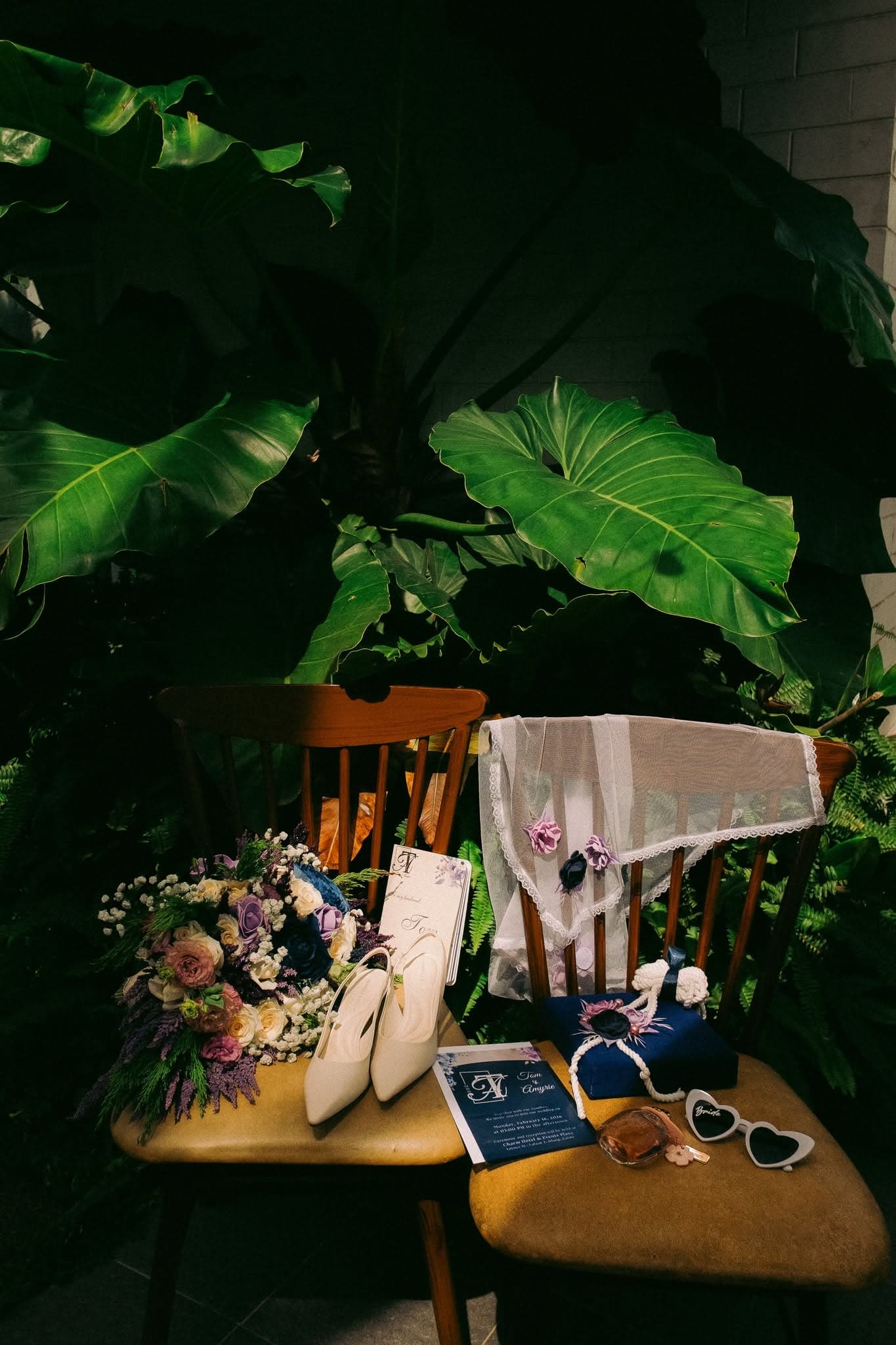 Wedding reception under a tent